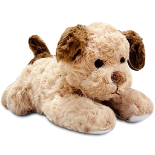 NuomiYue 12' Brown Dog Stuffed Animals Plush Toys for Kids and Babies, Cute Puppy Plushies Pillow, Puppy Stuffed Animals Plush Toy for Carnival and...