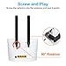 Aigital SMA Antena 10dBI de Alto Rendimiento 2 PCS 4G LTE Amplificador...