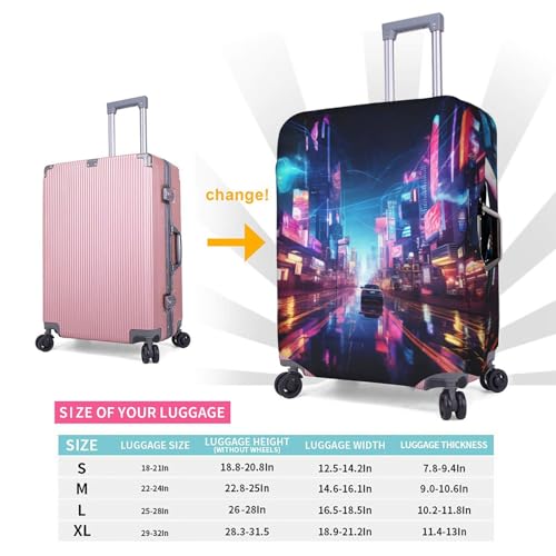 Housse de protection pour valise lavable en polyester blanc S - 5