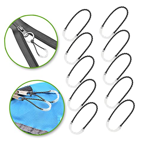 Garneck 40 Pçs De Zíper Luminoso Puxar Cordas De Extensão De Cabeça De Zíper Zíper De Roupas Puxador