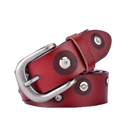 Ceintures en cuir pour femmes et filles ceinture cloutée western