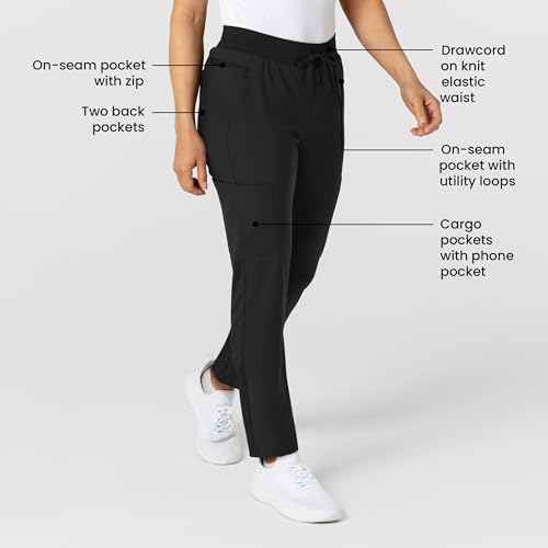 Image of Wink W123 Women's Flex-n-Reach Track Scrub Pant