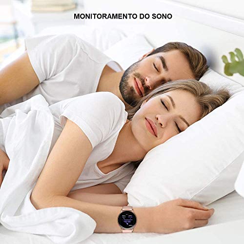 Smartwatch Umidigi Uwatch 2S - Rose Gold (Rosa) - Versão Português, Monitor de frequência cardíaca,