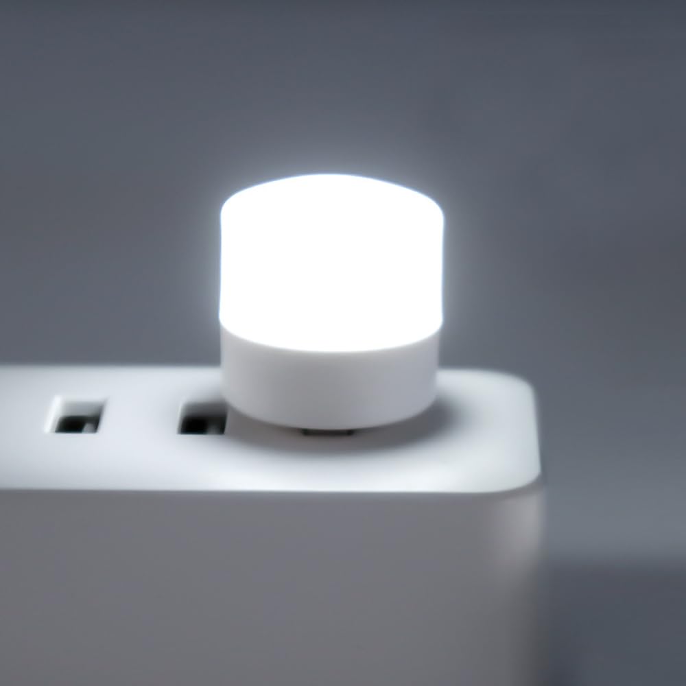 10PCS Night Light LED Mini Light Bulb Plug in Night Light Small Night Lights Warm White USB Light — view 3
