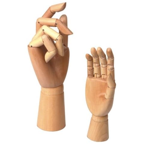 2 Assorted Size Wooden Hand Manikins by Janrax Cover