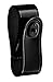 Handcuff Strap Black Leather High Gloss with Black Safety Snap