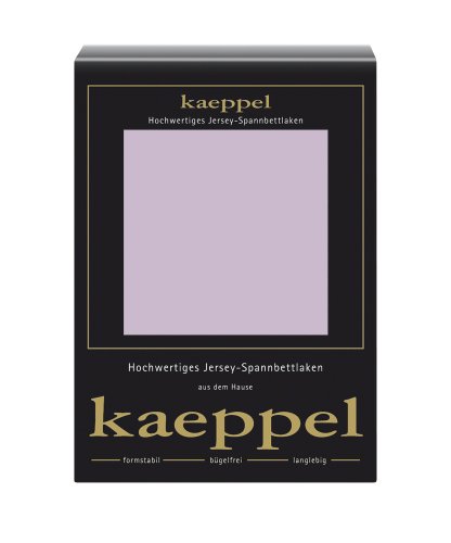Kaeppel L-016753-18L1-U5KN Drap-housse 100 x 200 cm Jersey Lilas Cover