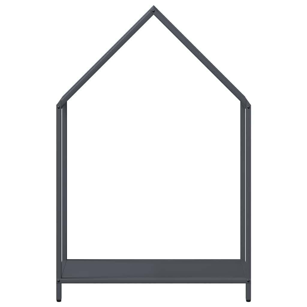 Brennholzregal Anthrazit 60x25x90 cm aus kaltgewalztem Stahl für stabile Holzlagerung im Innen- und Außenbereich mit großem Fassungsvermögen, einfacher Montage, geeignet für Wohnzimmer