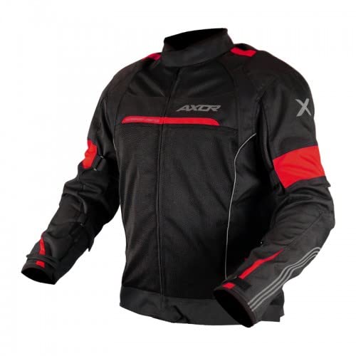 Axor Cruise 2 Unisex Riding Jackets - Black/Red