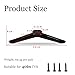 TV Stand Base Pedestal Feet, Universal TV Legs Compatible with Samsung LG Sharp TVs, Replacement Stand for 24in to 55in TVs, Non-Slip Plastic TV Feet with Screws Included