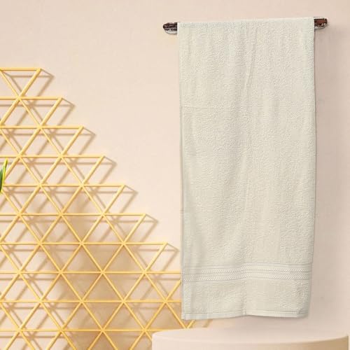 Image of Layers 100% Cotton Gym Towel | 380 GSM Quick Dry & Super Absorbent | Soft, Fade Resistant & Long Lasting | Gym, Yoga, Sports, Travel & Pool | 1 Piece for Men & Women | 50 x 100 cm - Beige