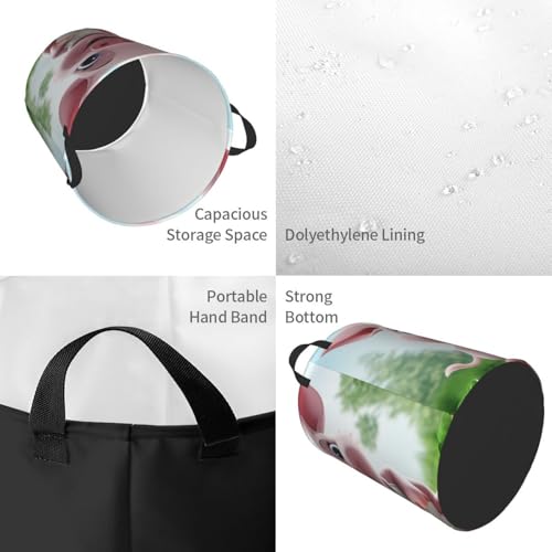 Grand panier de rangement pour couvertures et jouets en textile souple