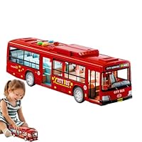 Jouet Bus Électrique Avec Lumières Et Sons - Porte Qui S'Ouvre - 28.5x6.5x7.5 Cm - Pour Enfants Dès 3 Ans