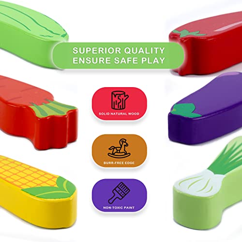 Bedmoimo 54 Pcs Colorful Wooden Stacking Board Games For Kids 4-8, Tumbling Tower Blocks Building Classic Game For Kids Boys Girls Ages 3 4 5 6 7 8 Birthday Christmas Party Games #TOP1