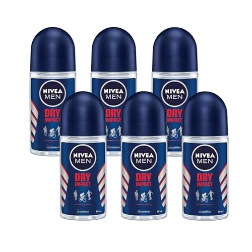 Nivea Men's Dry Impact Roll-On Deodorant - 1.69 fl oz - Pack of 6 image 2