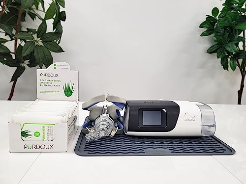 100% Cotton CPAP Mask Wipes Travel Box Unscented with Aloe Vera (70 wipes)-CPAP Supplies, CPAP Accessories - Image 2