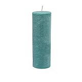  Cire turquoise de 7 cm de Diametro et 20 cm de hauteur