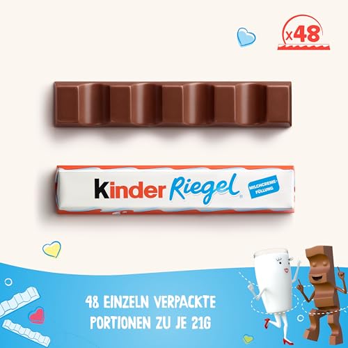 Kinder Riegel 1kg XXL-Packung, Schokoriegel aus Milch & Schokolade 48 x 21g – Ansicht 5