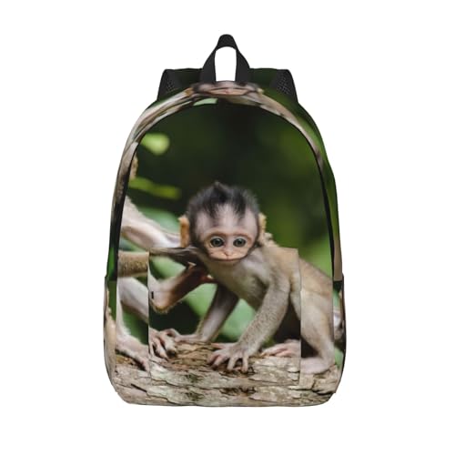 Mochila de viaje con estampado de monos EdWal para ordenador y universidad
