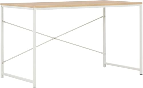 Miniatura 3 de Youuihom Escritorio para computadora de oficina en casa, escritorio de oficina de estilo rústico, escritorio de computadora para dormitorio, oficina