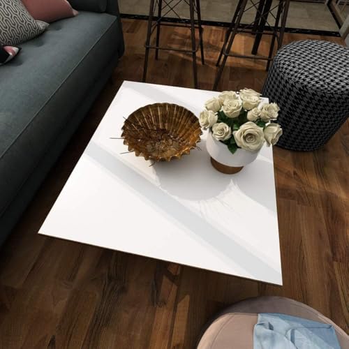 LACHEERY 40cm x 700cm Tapete Selbstklebend Weiß Wand Klebefolie Weiss Wand Tapeten Wohnzimmer Dekofolie Klebefolie Möbel Weiss Matt… – Ansicht 2