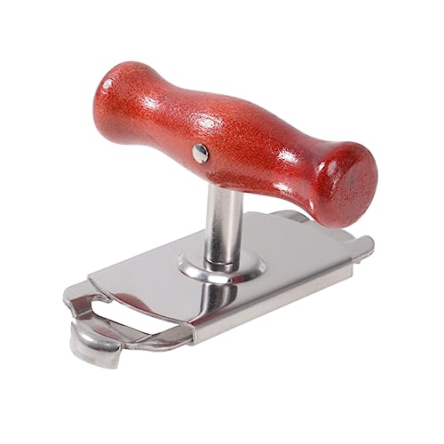 MUCKLILY Adjustable Stainless Steel Jar Opener with Wooden Handle Versatile Bottle Can Opener for Kitchen Home Camping Outdoor Use present for Friends and Family