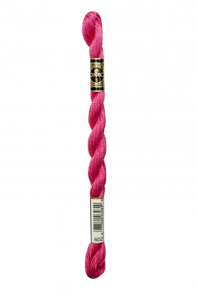 Coton Perlé DMC Taille 5 réf 602 fil de coton mercerisé brillant pour brodeurs exigeants