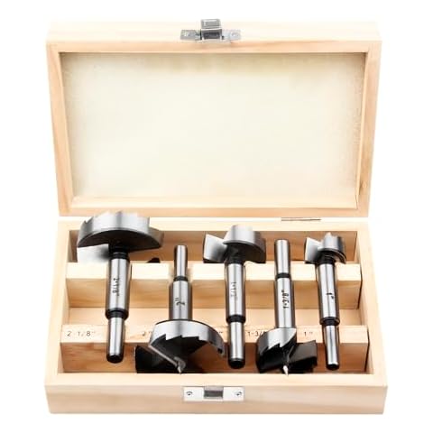 HPHOPE Forstner Bit Set 5 Pcs Cover