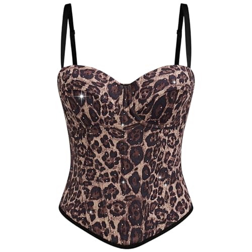Camiseta de tubo para mujer con tirantes delgados y ajuste seguro