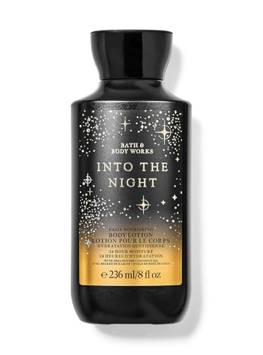 Image of Bath & Body Works Into The Night Combo Pack | Fine Fragrance Mist + Body Wash + Body Lotion | Long Lasting, Hydrating, Woodsy Fragrance | Giftset for Women