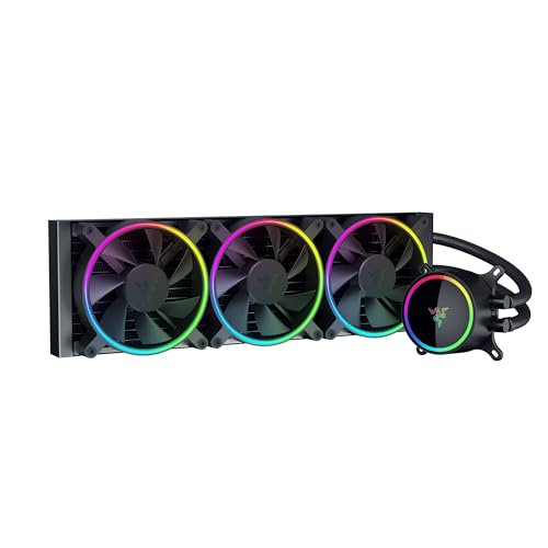Razer Hanbo Chroma (240mm) - Refroidisseur de Liquide aRGB Chroma Tout en Un (Design AIO Ultime, Ventilateurs aRGB Silencieux et puissants, Refroidissement Liquide Silencieux, Support PWM) Chroma