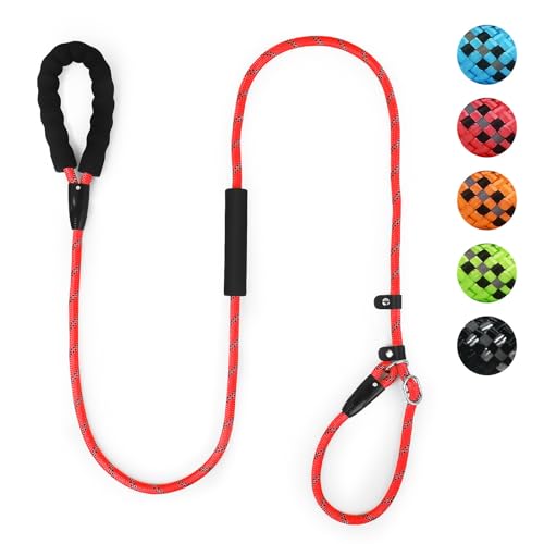 Correa de retriever con parada de tracción, correa para perros re...