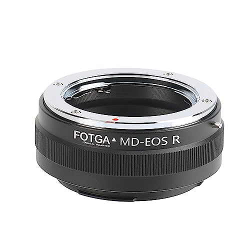 FOTGA MD-EOSR Lens Adapter Converter Ring for Minolta MD Lens Compatible with Canon EOS R R3 R5 R5C R6 Mark II R7 R8 R10 R50 R100 RP EOSR Mount Mirrorless Camera