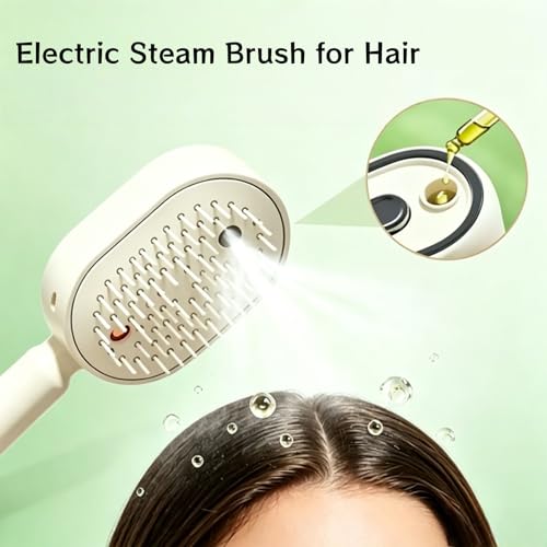 Peine Masajeador Eléctrico con Vapor para Cabello miniatura 3