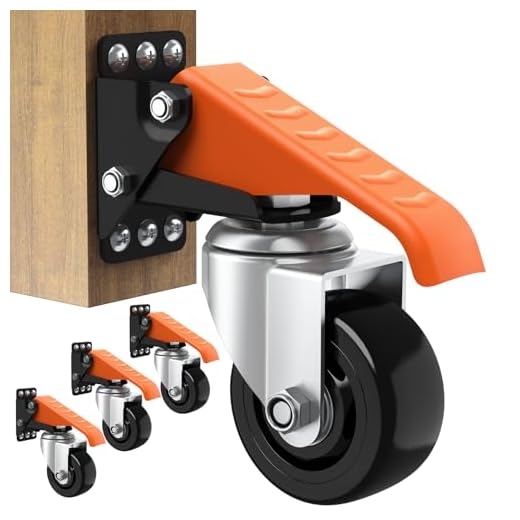 Heavy Duty Workbench Casters for Easy Mobility