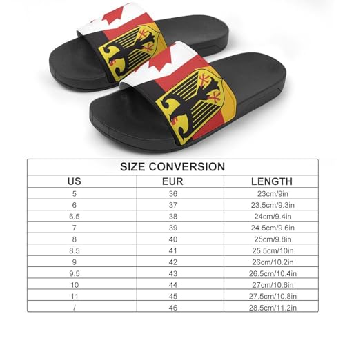 Canada Germany Flag House Sandals Non-Slip Bathroom Slippers Beach Summer Shoes for Men Women2