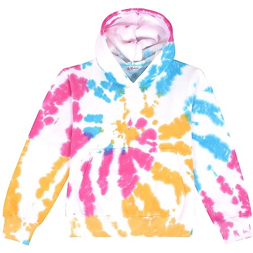 Sweat hoodie tie dye enfant pull chemise manches longues