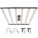 VIVOSUN LumaLight 750W LED Grow Light, Full Spectrum Indoor Plant Light with Deep Canopy Penetration, Smart Dimmable LED Bar Lamp for Vegetables, Herbs, Flowers, 5x5ft Coverage, GrowHub Compatible