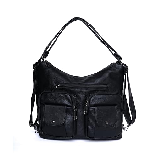 SANTORINI Women 2 In 1 Convertible Shoulder Bag & Backpack