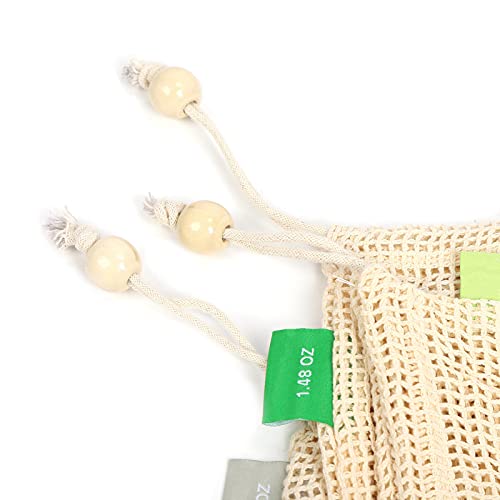 Bolsa de compras de frutas, bolsa de malha de grau alimentício, sacos de supermercado, resistente ao