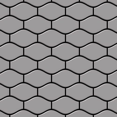 ALLOY Karma Mosaikfliese Metall Edelstahl 0,86 m2