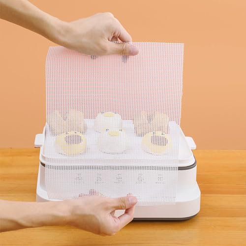 8 Stück Dörrfolie für Dörrautomat, Silikon Dehydrator Blätter,Antihaft Silikon Folie Rechteckige,38.5×28.5cm Dörrfolie Antihaft Dampfmatten,Antihaft Silikon Folie Dehydrator Blätter für Obsttrockner – Bild 7