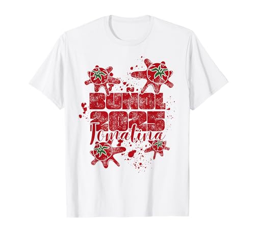 Buñol 2025 Tomatina, fiesta de tomatina de Buñol 2025 Camiseta
