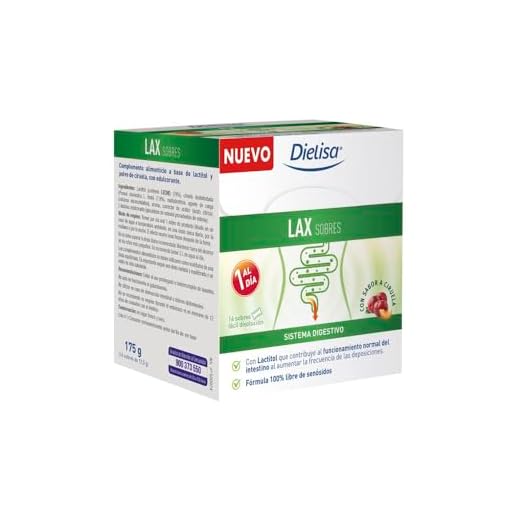 Dielisa LAX sobres, con Lactitol que contribuye al funcionamiento normal del intestino, 14 sobres