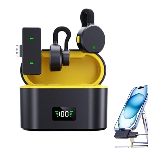 Microphones sans fil plug-play avec réduction de bruit et boîtier nomade
