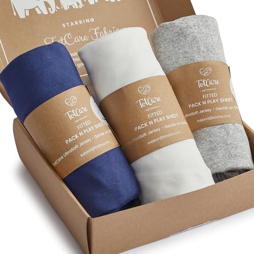 Totcare Pack And Play Sheets For Baby Bjorn, Guava Lotus Travel Crib And 24 X 42 Inch Travel Light Playard Mattress – Buttery Soft Jersey Cotton Pack N Play Sheets Fitted cover