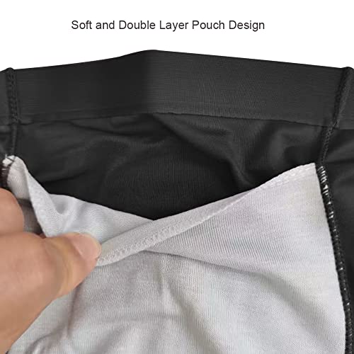 Seamless Underwear No Show Men Short Leg Boxer Briefs Silk Smooth Soft Touch Underpant 3 Pack3