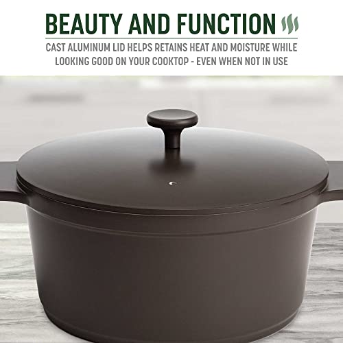 Image of Goodful All-In-One Pot, Multilayer Nonstick, High Performance Cast Dutch Oven With Matching Lid, Roasting Rack And Turner, Made Without PFOA, Dishwasher Safe Cookware, 4.7-Quart, Graphite