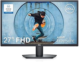 Dell 27 inch Monitor FHD (1920 x 1080) 16:9 Ratio with Comfortview (TUV-Certified), 75Hz Refresh Rate, 16.7 Million Colors, Anti-Glare Screen with 3H Hardness, Black - SE2722HX