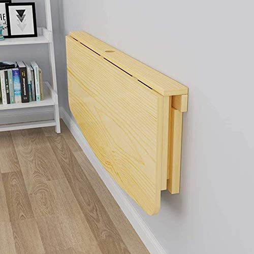 Table de chevet pour petits espaces et bureau rabattable LUNEZY